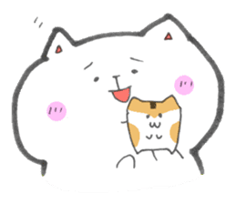 Hamster and sometimes cats. sticker #1073330
