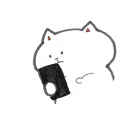 Hamster and sometimes cats. sticker #1073332