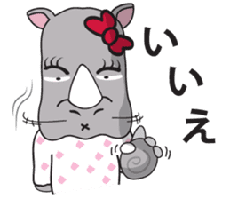 I'm a Rhyno Girl Japanese Version sticker #1073468