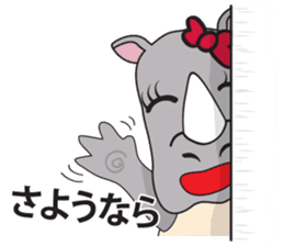 I'm a Rhyno Girl Japanese Version sticker #1073470