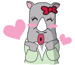 I'm a Rhyno Girl Japanese Version sticker #1073471