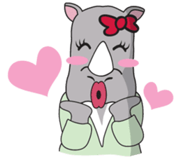 I'm a Rhyno Girl Japanese Version sticker #1073471