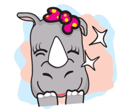 I'm a Rhyno Girl Japanese Version sticker #1073472