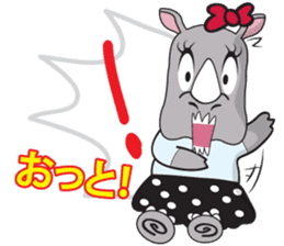 I'm a Rhyno Girl Japanese Version sticker #1073473
