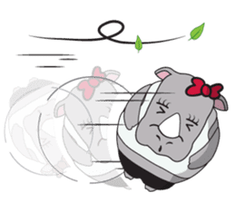 I'm a Rhyno Girl Japanese Version sticker #1073474