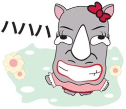 I'm a Rhyno Girl Japanese Version sticker #1073476