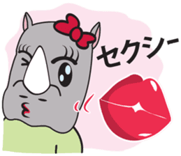 I'm a Rhyno Girl Japanese Version sticker #1073479