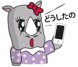 I'm a Rhyno Girl Japanese Version sticker #1073488