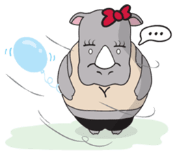 I'm a Rhyno Girl Japanese Version sticker #1073493