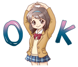 Campus-Life series "School Girls" sticker #1073746