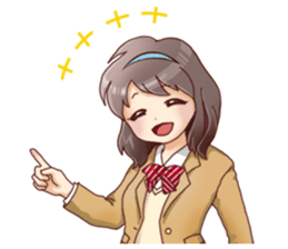 Campus-Life series "School Girls" sticker #1073748