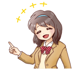 Campus-Life series "School Girls" sticker #1073748