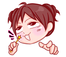 Disgusted sticker of Tekiko sticker #1074467