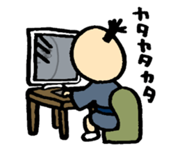 big eye samurai sticker #1075226