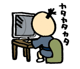 big eye samurai sticker #1075226