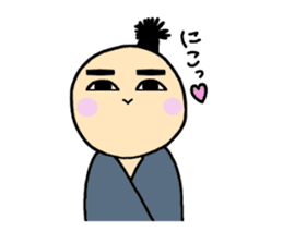 big eye samurai sticker #1075237