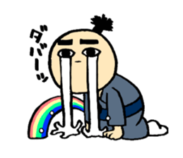 big eye samurai sticker #1075240