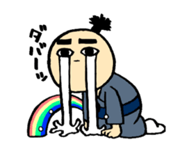 big eye samurai sticker #1075240