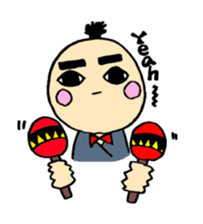 big eye samurai sticker #1075248