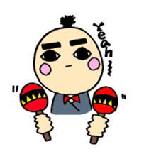 big eye samurai sticker #1075248