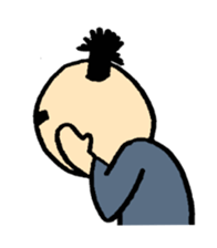 big eye samurai sticker #1075253