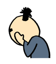 big eye samurai sticker #1075253