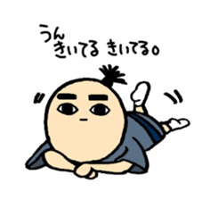 big eye samurai sticker #1075263