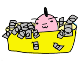 I have a lot of money. sticker #1076228