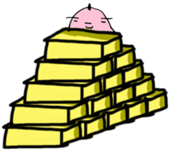 I have a lot of money. sticker #1076246