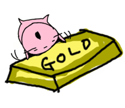 I have a lot of money. sticker #1076247