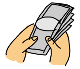 I have a lot of money. sticker #1076253