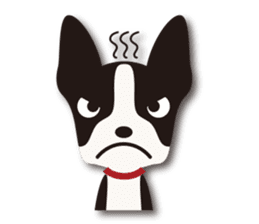 Dog Sticker vol.6 Boston terrier sticker #1077028
