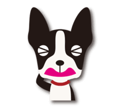 Dog Sticker vol.6 Boston terrier sticker #1077034