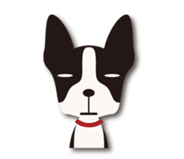 Dog Sticker vol.6 Boston terrier sticker #1077036