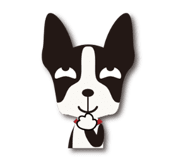 Dog Sticker vol.6 Boston terrier sticker #1077039