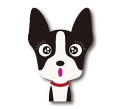 Dog Sticker vol.6 Boston terrier sticker #1077046