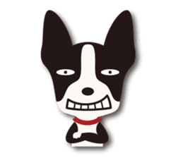 Dog Sticker vol.6 Boston terrier sticker #1077048