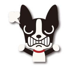 Dog Sticker vol.6 Boston terrier sticker #1077055