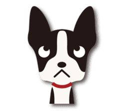 Dog Sticker vol.6 Boston terrier sticker #1077060