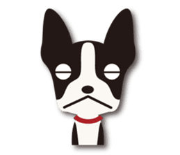Dog Sticker vol.6 Boston terrier sticker #1077062