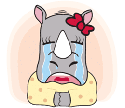 I'm A Rhyno Girl English Version sticker #1077142