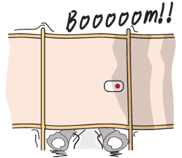 I'm A Rhyno Girl English Version sticker #1077143