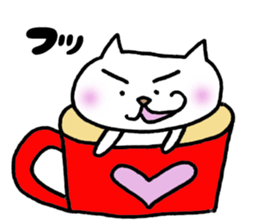 Cup cat sticker #1077409
