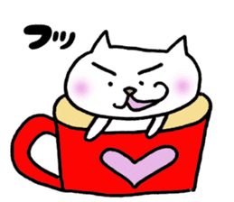 Cup cat sticker #1077409