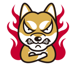 Dog Sticker vol.8 Shiba-Inu sticker #1077794