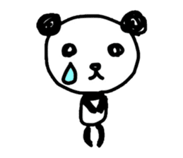 Greeting Panda -English sticker #1077886