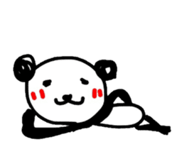 Greeting Panda -English sticker #1077889