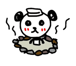 Greeting Panda -English sticker #1077893