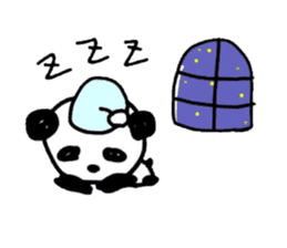 Greeting Panda -English sticker #1077900