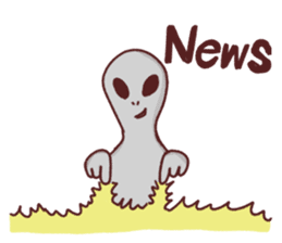 Alien Tanaka sticker #1078352